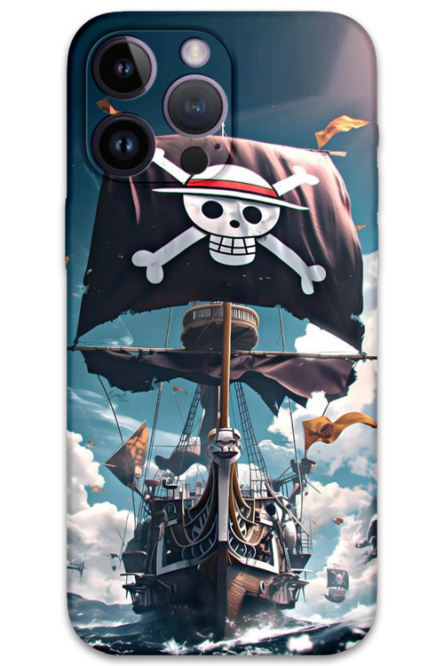 İphone 14 Pro Uyumlu Anime Desenli Telefon Kılıfı + Ekran Koruyucu - 5752