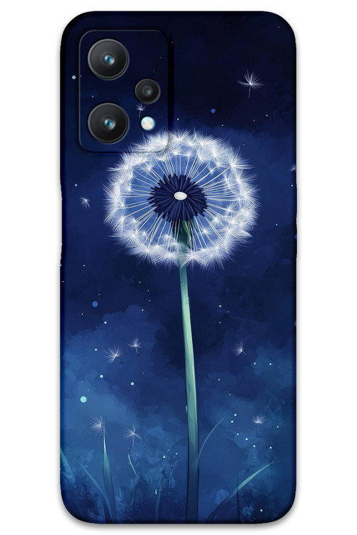 Realme 9 Pro Uyumlu Çiçek Desenli Telefon Kılıfı + Ekran Koruyucu - 5787