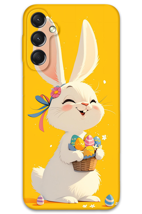 Galaxy A16 Uyumlu Tavşan Desenli Telefon Kılıfı + Ekran Koruyucu - 5807