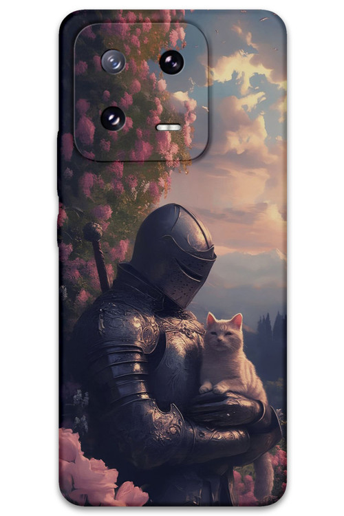 Xiaomi Mi 13 Pro Uyumlu Retro Desenli Telefon Kılıfı + Ekran Koruyucu - 5845