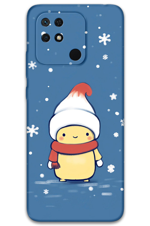 Xiaomi Redmi 10C Uyumlu Tavşan Desenli Telefon Kılıfı + Ekran Koruyucu - 5808