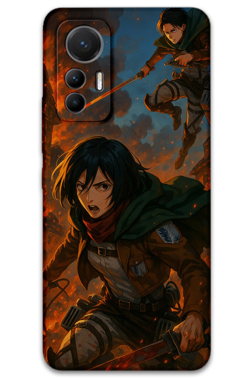 Xiaomi Mi 12 Lite Uyumlu Anime Desenli Telefon Kılıfı + Ekran Koruyucu - 5744