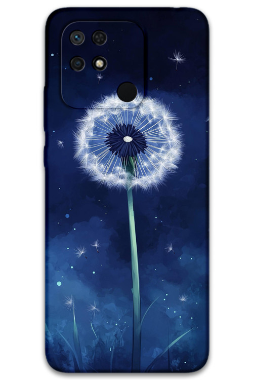 Xiaomi Redmi 10C Uyumlu Çiçek Desenli Telefon Kılıfı + Ekran Koruyucu - 5787