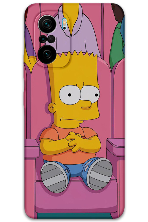 Poco F3 Uyumlu Çizgi Film Desenli Telefon Kılıfı + Ekran Koruyucu - 5820