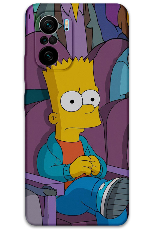 Poco F3 Uyumlu Çizgi Film Desenli Telefon Kılıfı + Ekran Koruyucu - 5821