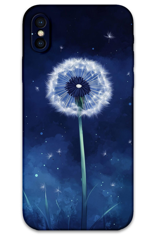 İphone Xs Max Uyumlu Çiçek Desenli Telefon Kılıfı + Ekran Koruyucu - 5787