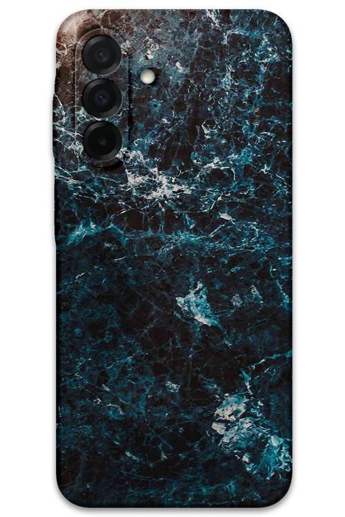 Galaxy A26 Uyumlu Mermer Desenli Telefon Kılıfı + Ekran Koruyucu - 5819
