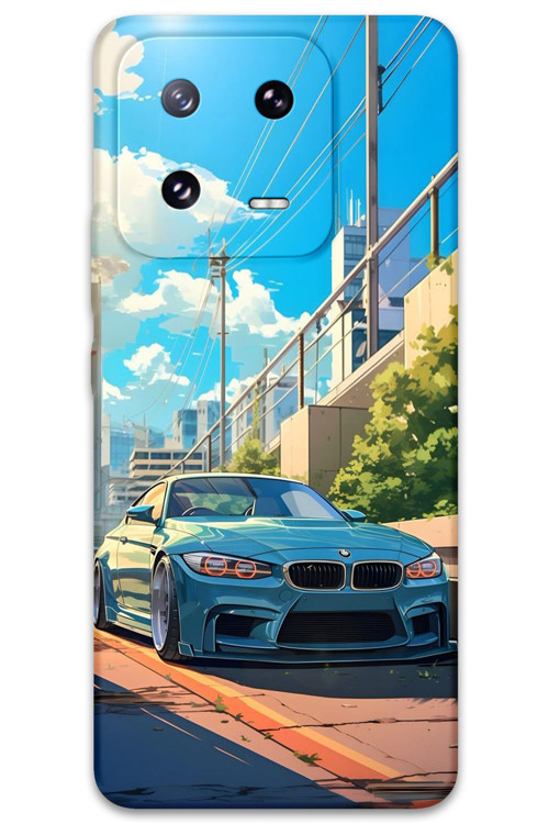 Xiaomi Mi 13 Pro Uyumlu Araba Desenli Telefon Kılıfı + Ekran Koruyucu - 5760