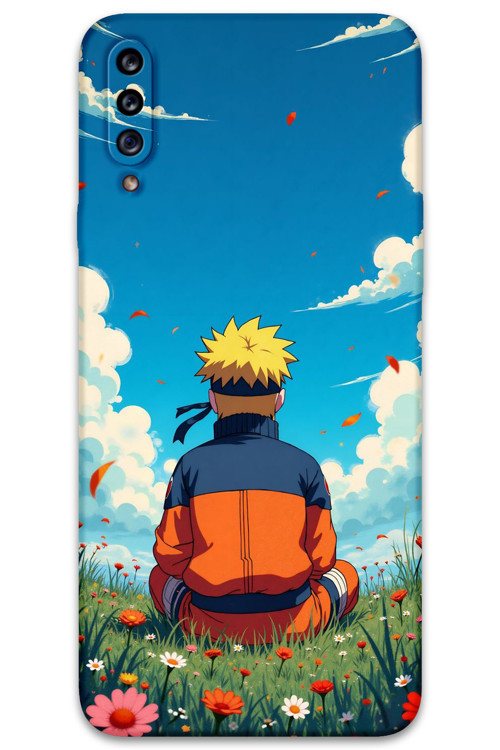Galaxy A20S Uyumlu Anime Desenli Telefon Kılıfı + Ekran Koruyucu - 5747