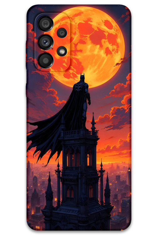 Galaxy A32 Uyumlu Batman Desenli Telefon Kılıfı + Ekran Koruyucu - 5829