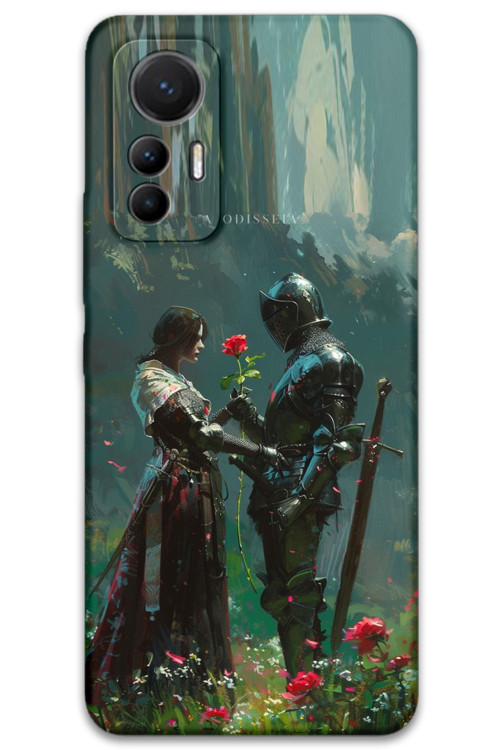 Xiaomi Mi 12 Lite Uyumlu Retro Desenli Telefon Kılıfı + Ekran Koruyucu - 5839
