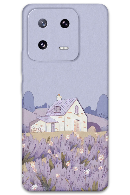 Xiaomi Mi 13 Pro Uyumlu Çiçek Desenli Telefon Kılıfı + Ekran Koruyucu - 5800
