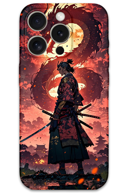 İphone 15 Pro Uyumlu Anime Desenli Telefon Kılıfı + Ekran Koruyucu - 5751
