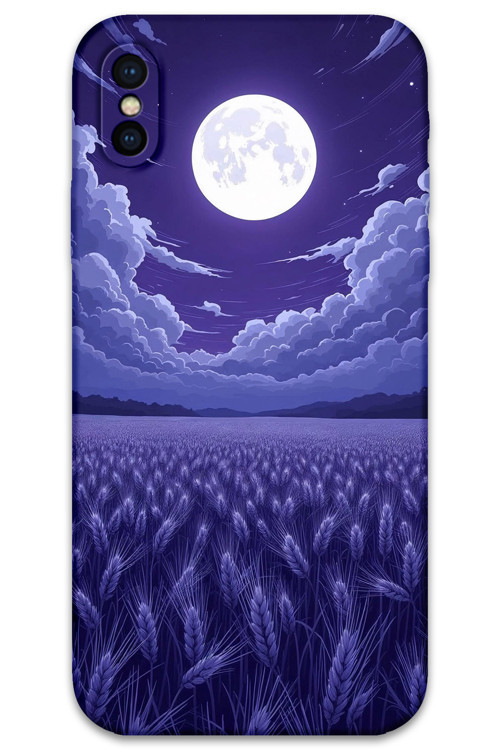 İphone Xs Max Uyumlu Çiçek Desenli Telefon Kılıfı + Ekran Koruyucu - 5797