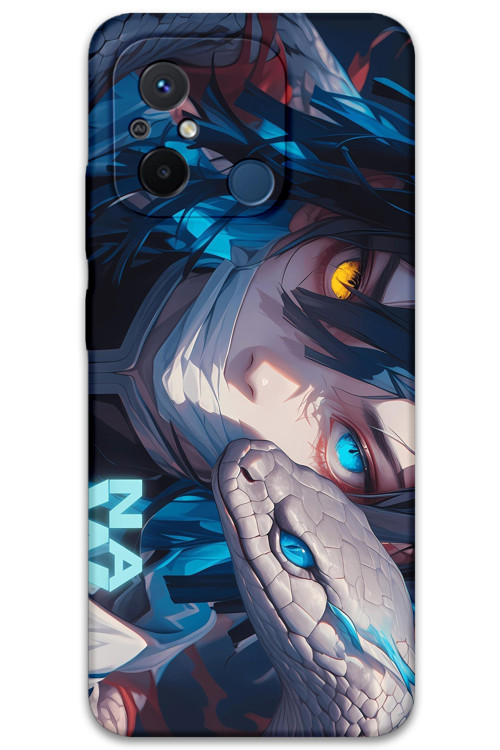 Xiaomi Redmi 12C Uyumlu Anime Desenli Telefon Kılıfı + Ekran Koruyucu - 5748