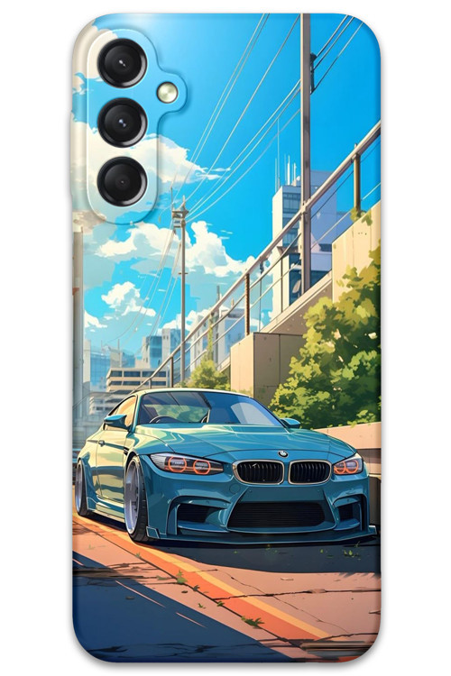 Galaxy A05S Uyumlu Araba Desenli Telefon Kılıfı + Ekran Koruyucu - 5760
