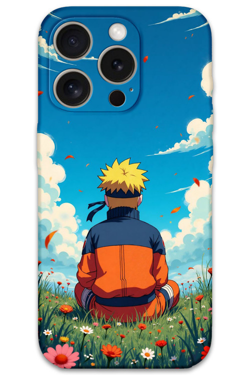 İphone 15 Pro Uyumlu Anime Desenli Telefon Kılıfı + Ekran Koruyucu - 5747
