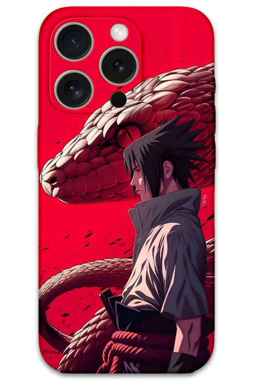 İphone 15 Pro Uyumlu Anime Desenli Telefon Kılıfı + Ekran Koruyucu - 5746