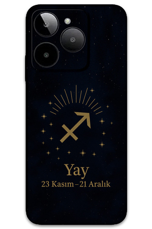 Gm Era 30 Uyumlu Yay Burcu Desenli Telefon Kılıfı + Ekran Koruyucu - 5776