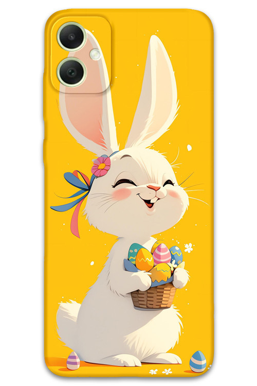 Galaxy A06 Uyumlu Tavşan Desenli Telefon Kılıfı + Ekran Koruyucu - 5807