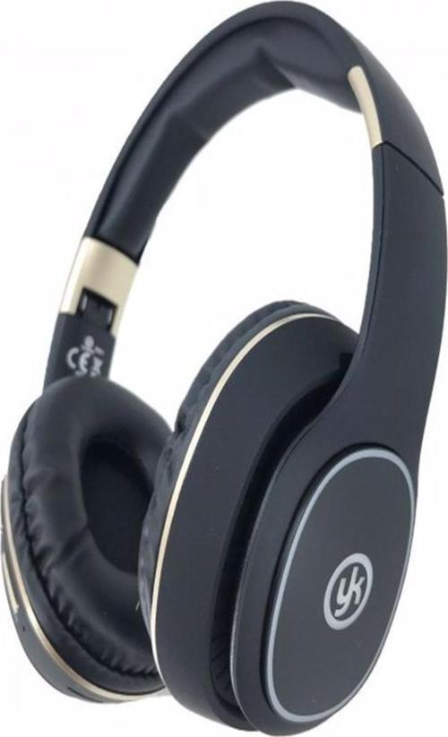 Yk Design Kablosuz Rgb Led Işıklı Kulak Üstü Bluetooth Kulaklık Stereo Bt 5.0 +Edr