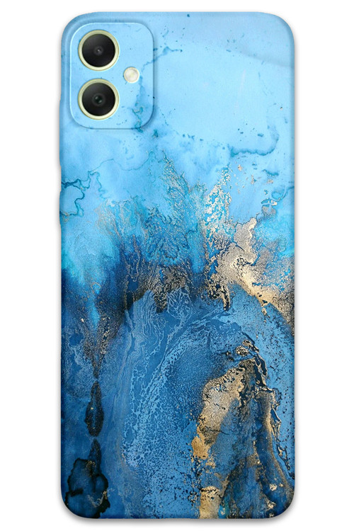 Galaxy A06 Uyumlu Mermer Desenli Telefon Kılıfı + Ekran Koruyucu - 5812