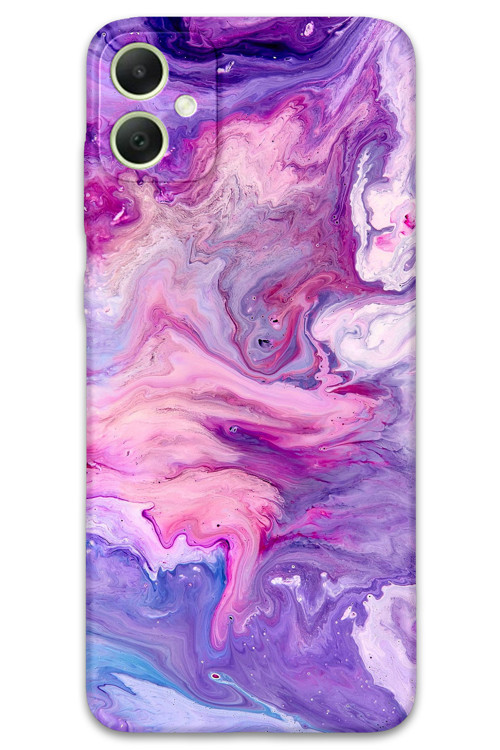 Galaxy A06 Uyumlu Mermer Desenli Telefon Kılıfı + Ekran Koruyucu - 5813
