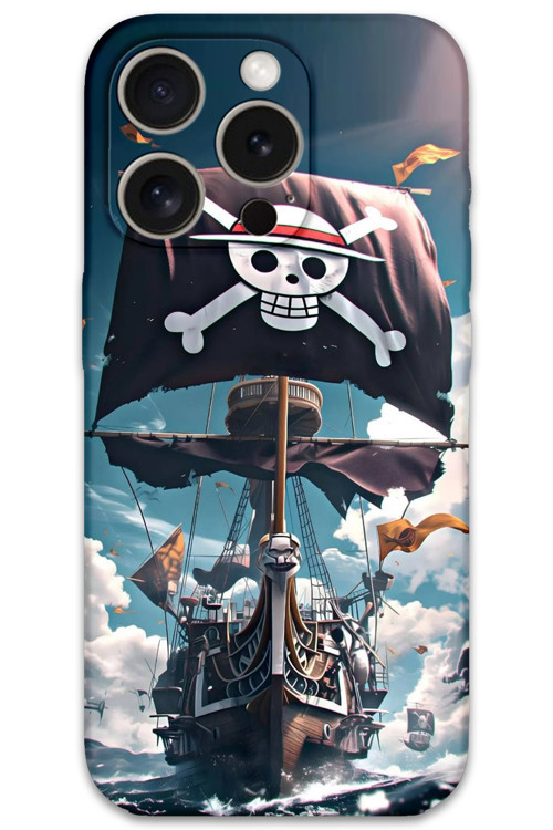 İphone 15 Pro Uyumlu Anime Desenli Telefon Kılıfı + Ekran Koruyucu - 5752