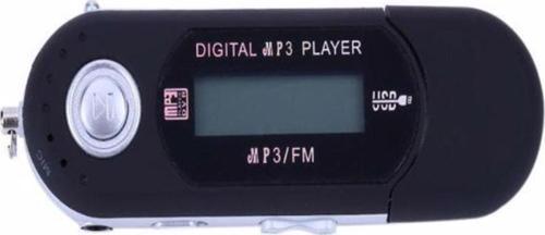 4 Gb Dahili Hafızalı Mp3 Çalar Dijital Ekranlı Fm Radyolu Mp3 Player + Kulaklık