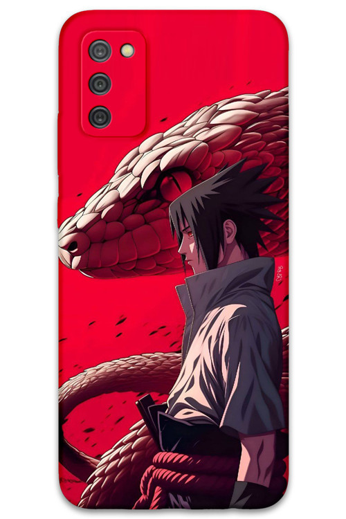 Galaxy A02S Uyumlu Anime Desenli Telefon Kılıfı + Ekran Koruyucu - 5746