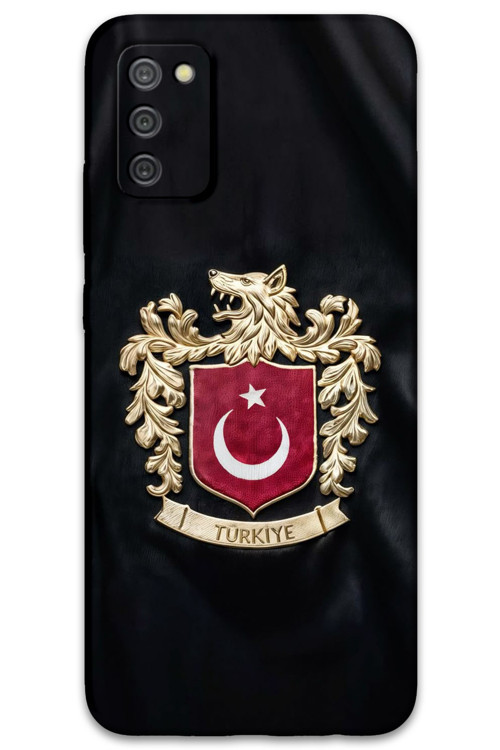 Galaxy A02S Uyumlu Türk Desenli Telefon Kılıfı + Ekran Koruyucu - 5855