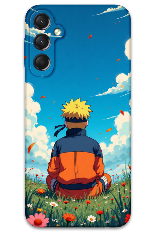 Galaxy A04S Uyumlu Anime Desenli Telefon Kılıfı + Ekran Koruyucu - 5747