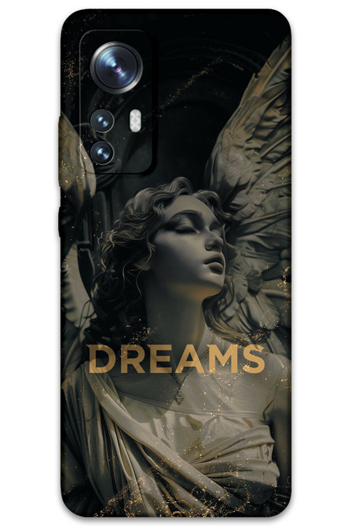 Xiaomi Mi 12 Pro Uyumlu Retro Desenli Telefon Kılıfı + Ekran Koruyucu - 5832