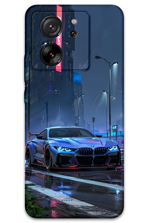 Xiaomi Mi 13T Pro Uyumlu Araba Desenli Telefon Kılıfı + Ekran Koruyucu - 5767