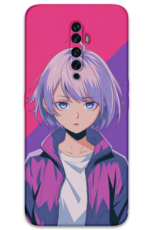 Oppo Reno 2Z Uyumlu Anime Desenli Telefon Kılıfı + Ekran Koruyucu - 5742
