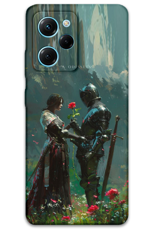 Poco X5 Pro Uyumlu Retro Desenli Telefon Kılıfı + Ekran Koruyucu - 5839
