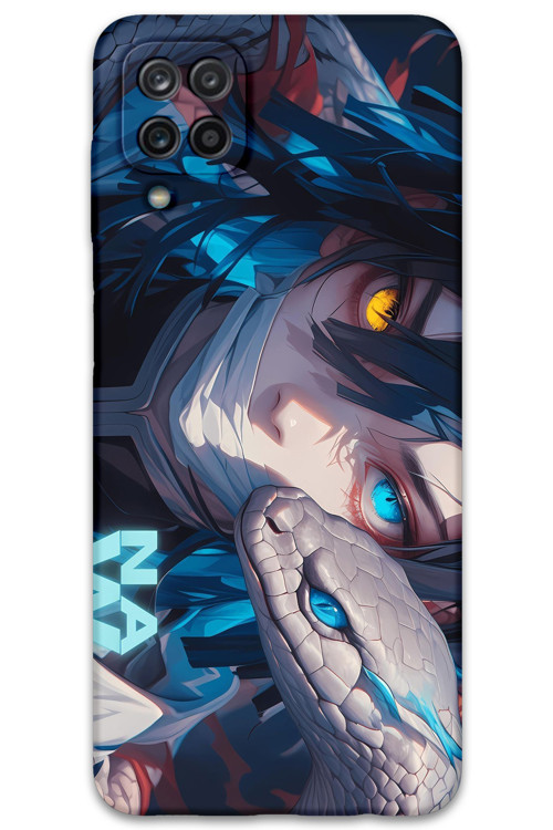 Galaxy A12 Uyumlu Anime Desenli Telefon Kılıfı + Ekran Koruyucu - 5748