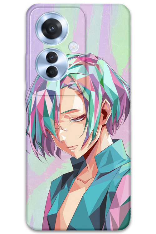 Oppo Reno 11F Uyumlu Anime Desenli Telefon Kılıfı + Ekran Koruyucu - 5743