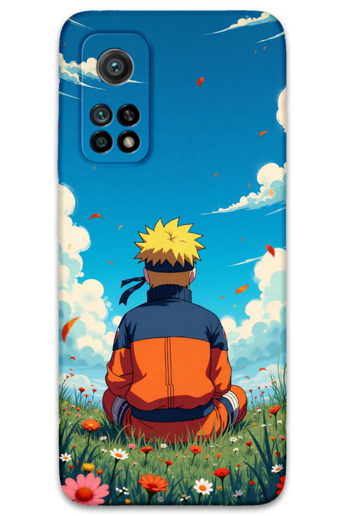 Xiaomi Mi 10T Pro Uyumlu Anime Desenli Telefon Kılıfı + Ekran Koruyucu - 5747