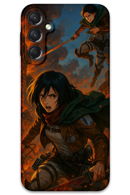 Galaxy A15 Uyumlu Anime Desenli Telefon Kılıfı + Ekran Koruyucu - 5744