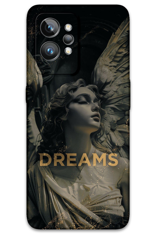 Realme Gt 2 Uyumlu Retro Desenli Telefon Kılıfı + Ekran Koruyucu - 5832