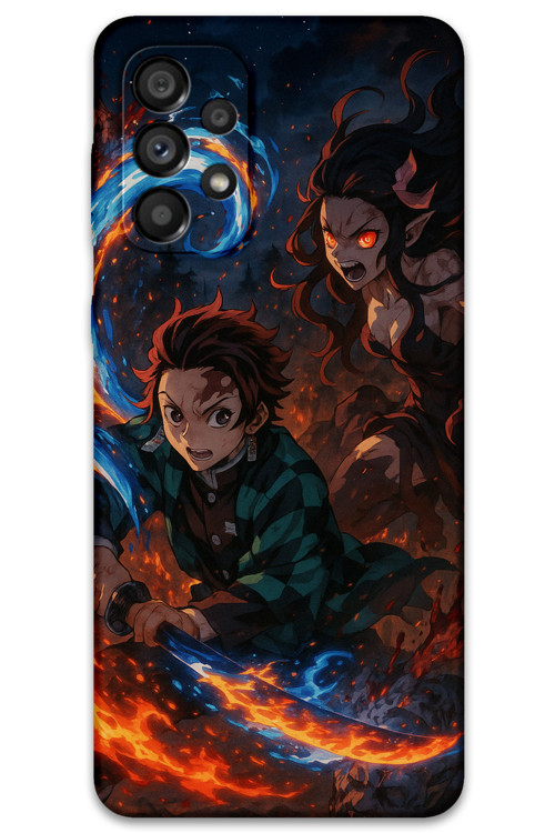 Galaxy A23 Uyumlu Anime Desenli Telefon Kılıfı + Ekran Koruyucu - 5745