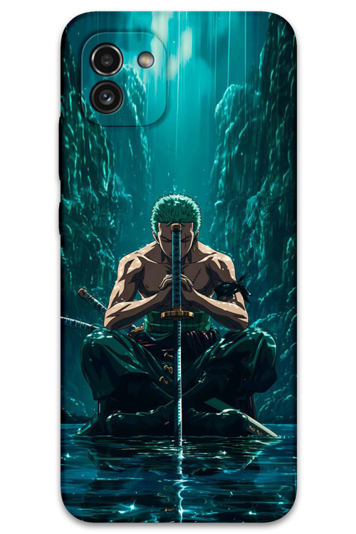 Galaxy A03 Uyumlu Anime Desenli Telefon Kılıfı + Ekran Koruyucu - 5757