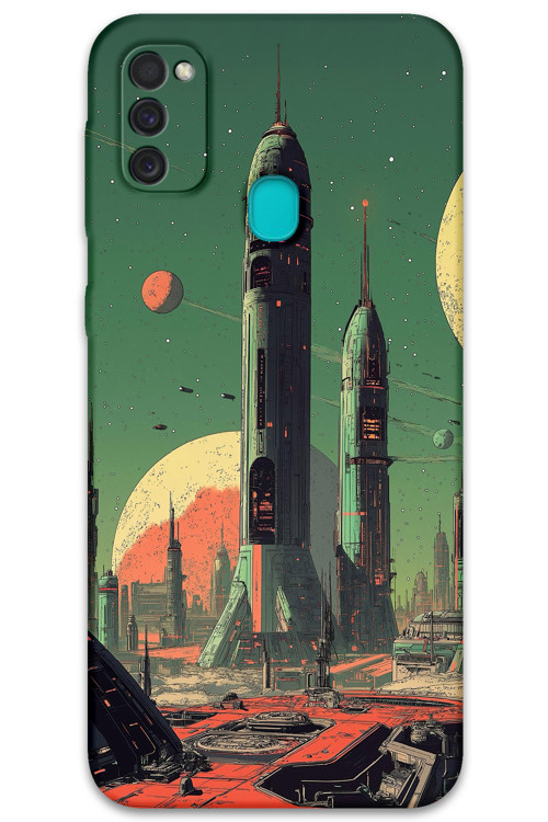 Galaxy M30S Uyumlu Anime Desenli Telefon Kılıfı + Ekran Koruyucu - 5743