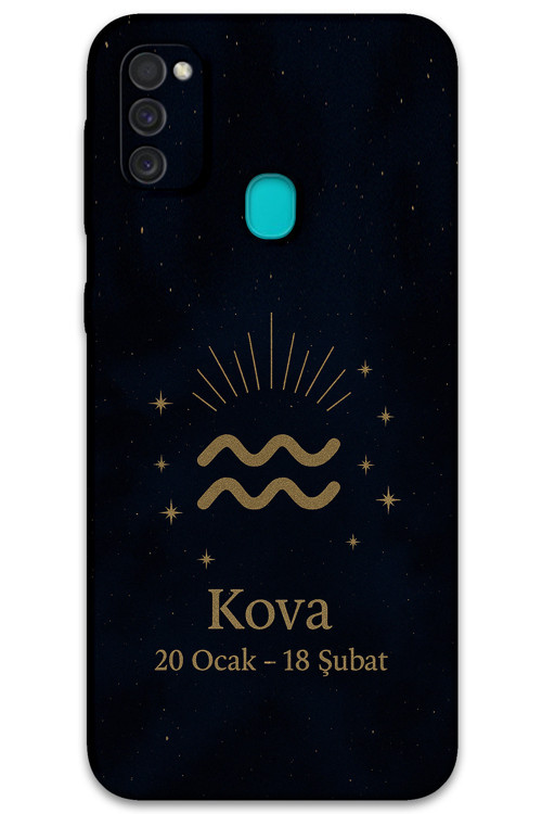 Galaxy M30S Uyumlu Retro Desenli Telefon Kılıfı + Ekran Koruyucu - 5835
