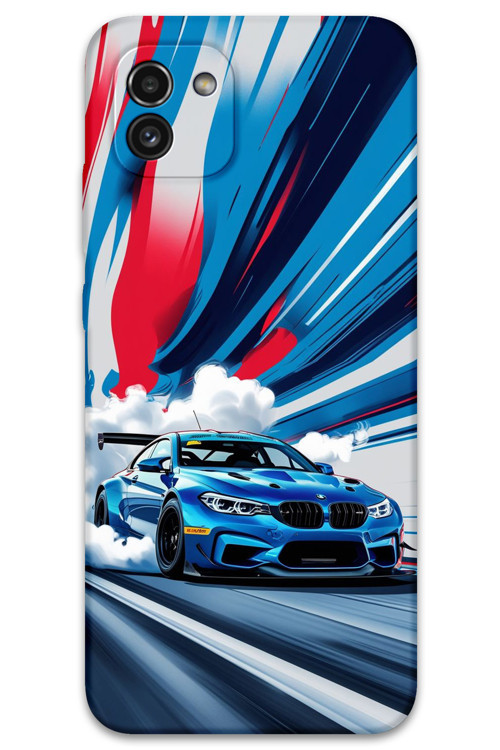 Galaxy A03 Uyumlu Araba Desenli Telefon Kılıfı + Ekran Koruyucu - 5762