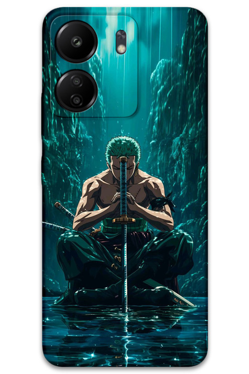 Xiaomi Redmi 13C Uyumlu Anime Desenli Telefon Kılıfı + Ekran Koruyucu - 5757