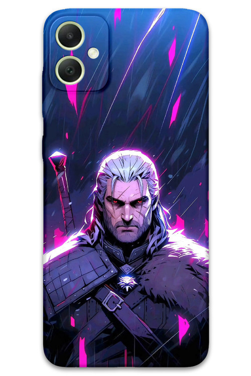 Galaxy A05 Uyumlu Geralt Desenli Telefon Kılıfı + Ekran Koruyucu - 5826