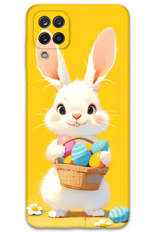 Galaxy M33 Uyumlu Tavşan Desenli Telefon Kılıfı + Ekran Koruyucu - 5806