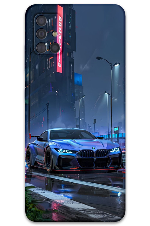 Galaxy A71 Uyumlu Araba Desenli Telefon Kılıfı + Ekran Koruyucu - 5767